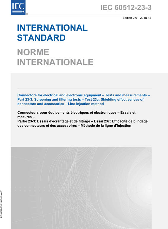 Cover IEC 60512-23-3:2018